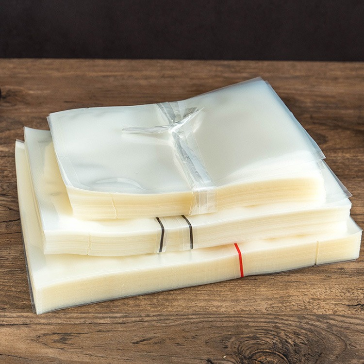 定制印刷食品真空袋三边封聚酯光面真空袋透明塑料包装袋