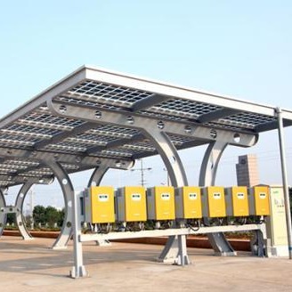 光伏车棚  太阳能停车棚   太阳能发电光伏停车棚安装厂家