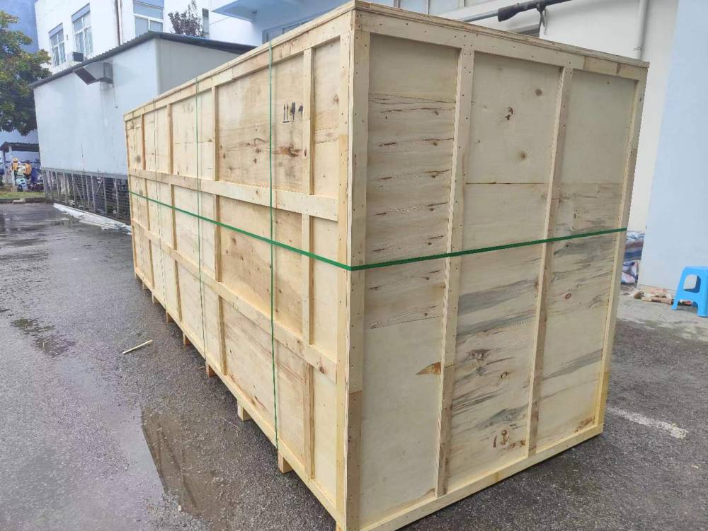 海越木箱包装免熏蒸胶合板出口木托盘大型设备运输