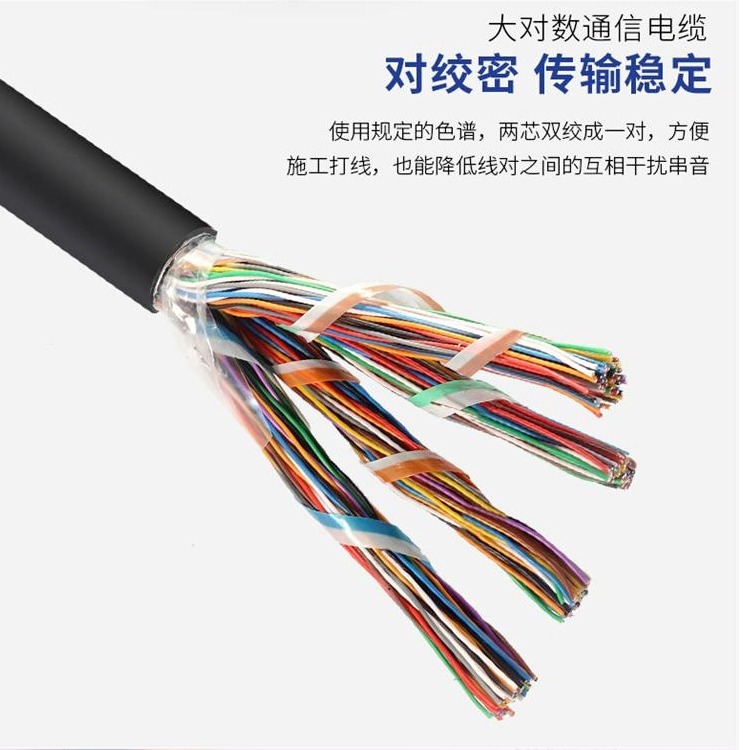 HJVV局用配线电缆 HJVVP屏蔽通信电缆产品执行标准
