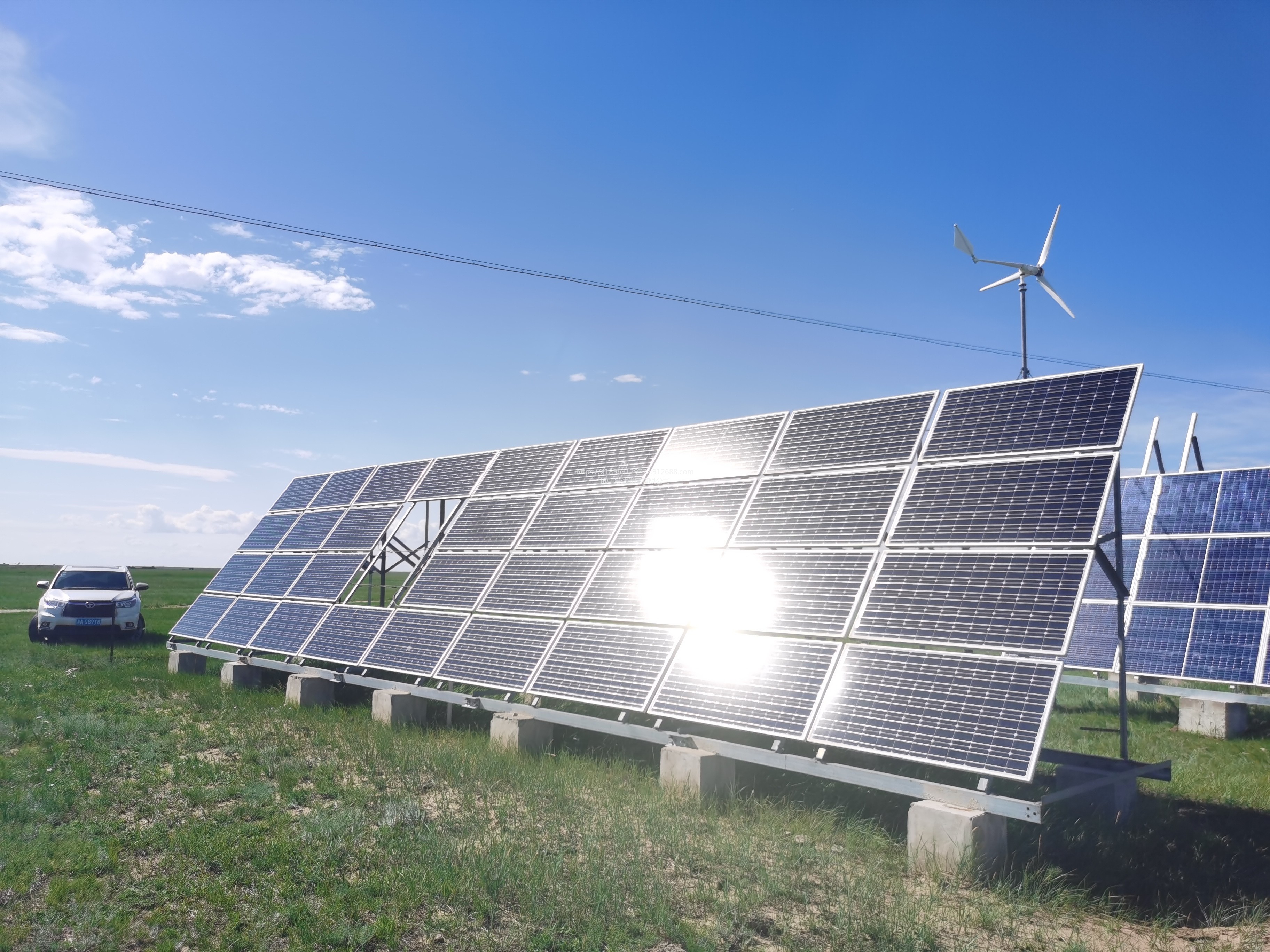 吉林太阳能发电支持定制光伏电站安装气象监测太阳能电池板