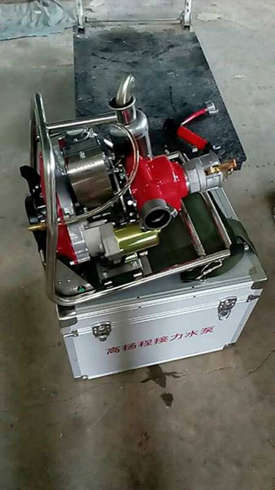 林晟LSJ-05高扬程水泵 高压接力水泵 便携高压接力消防水泵 背负式森林消防水泵 远程森林灭火水泵