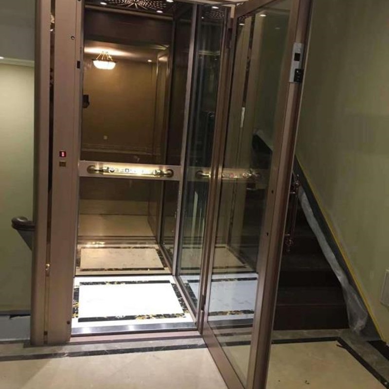 小型家用别墅电梯 小型复式阁楼液压电梯 室内外观光家庭简易电梯 SJJ-0.4 翔顺
