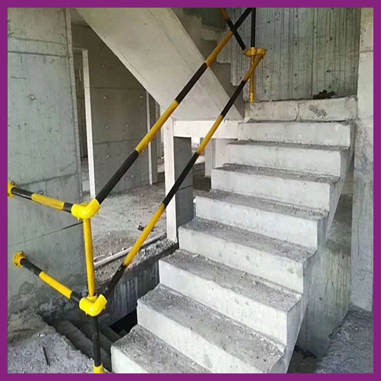建筑标化立杆 生产楼梯安全施工防护栏立杆 钧悦 楼梯扶手立杆