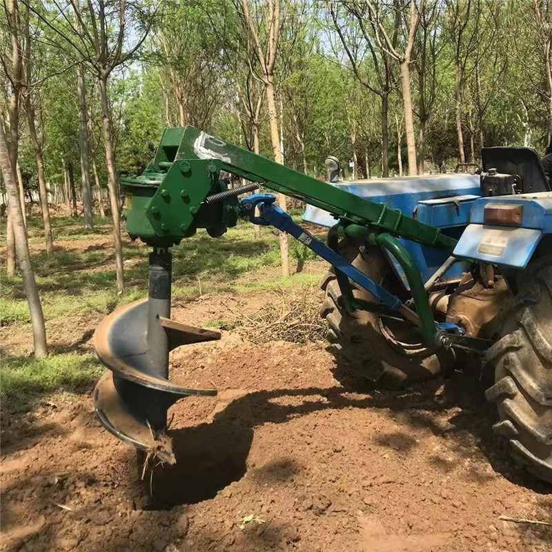 车载式种树打坑机 园林绿化打眼机 果园施肥挖坑机