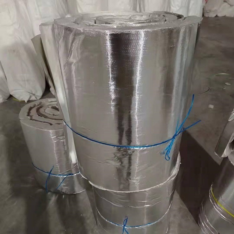 耐高温硅酸铝制品 电厂蒸汽管道用防火硅酸铝针刺毯步步昇加工铝箔硅酸铝板图片