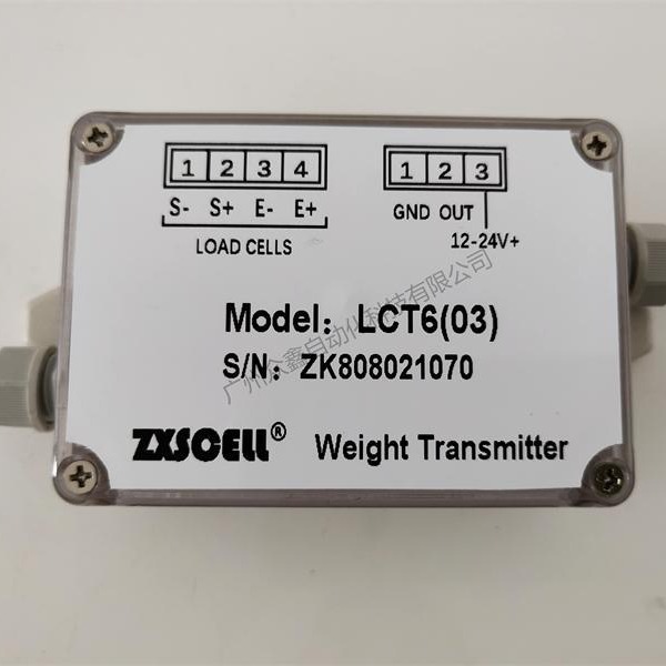 LCT6(03)数字式重量变送器，美国中克塞尔 Zxscell 重量变送器
