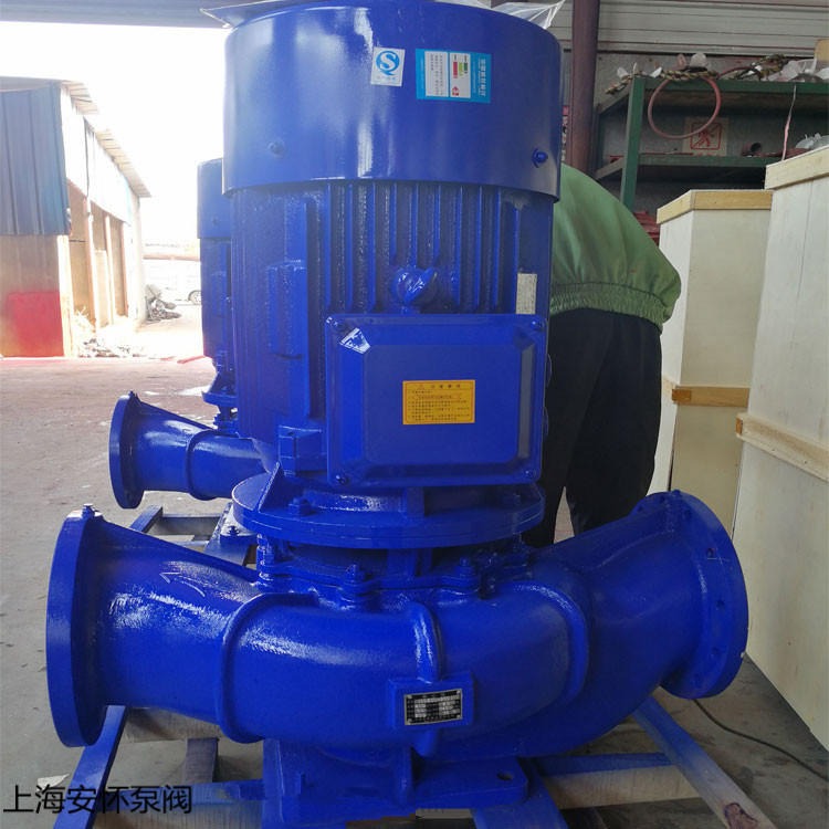 isg立式管道泵型号 管道热水泵 ISG50-250(I)B立式给水泵图片