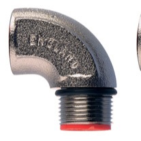 Adaptaflex黄铜镀镍弯头型连接器（Type-45°/90°）