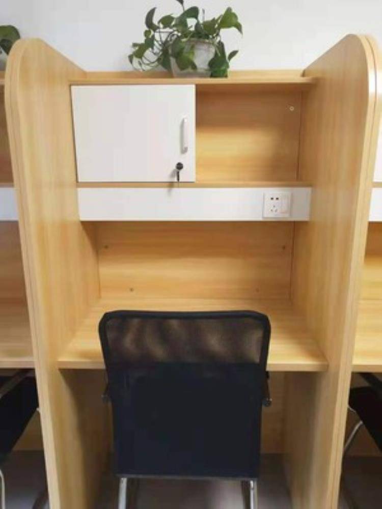 南阳考研班学生用开放式自习桌椅 定做众思创家具