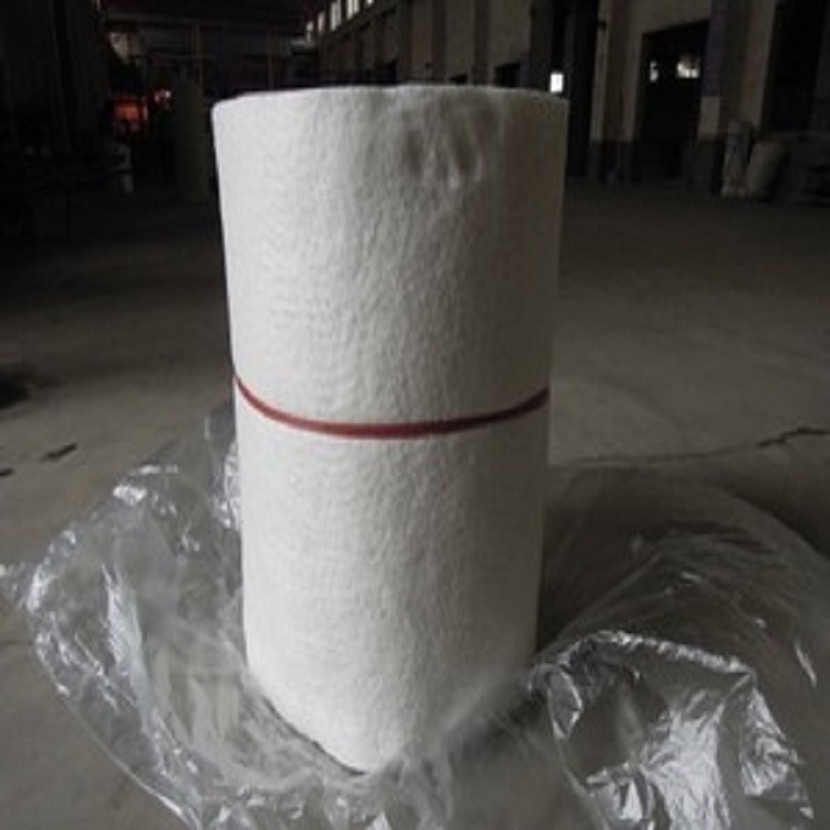 铝箔复合硅酸铝毡100密度  步步昇锅炉保温硅酸铝纤维毯 1公分隔热保温棉