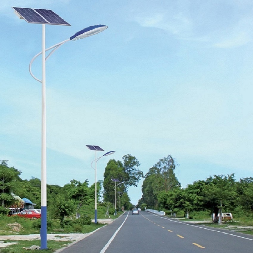 太阳能路灯厂家 户外防水60W太阳能路灯 智能路灯定制