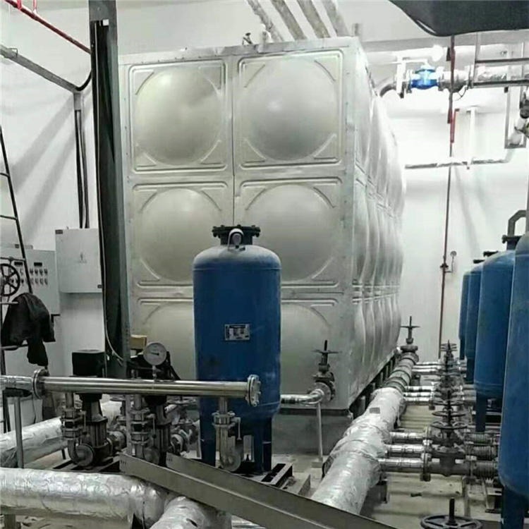 厂家消防水箱 不锈钢水箱 保温水箱 玻璃钢组装泵站水箱 河北众利
