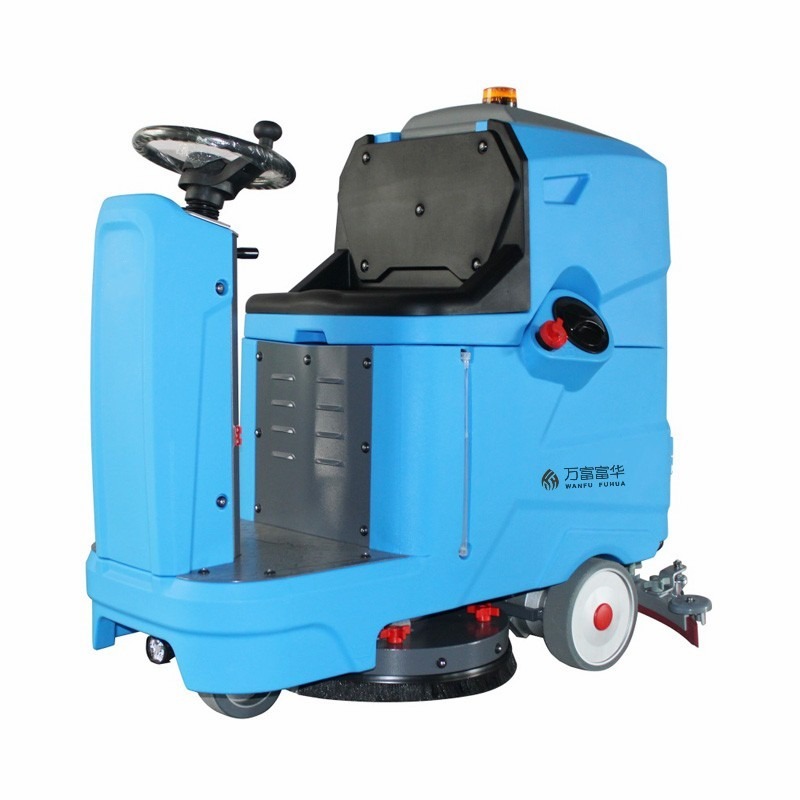驾驶式洗地机 电磁刹车 安全可靠静音 全自动擦地机 万富富华 FH-M5图片