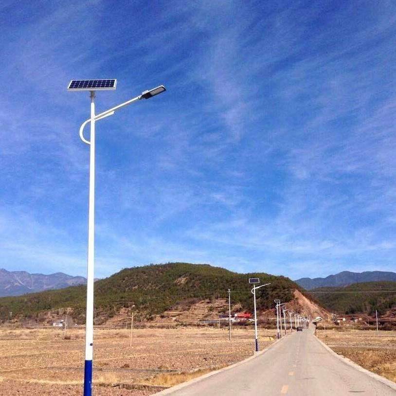 乾旭照明5米太阳能路灯 厂区太阳能道路灯 工程批发太阳能灯 乡村太阳能路灯