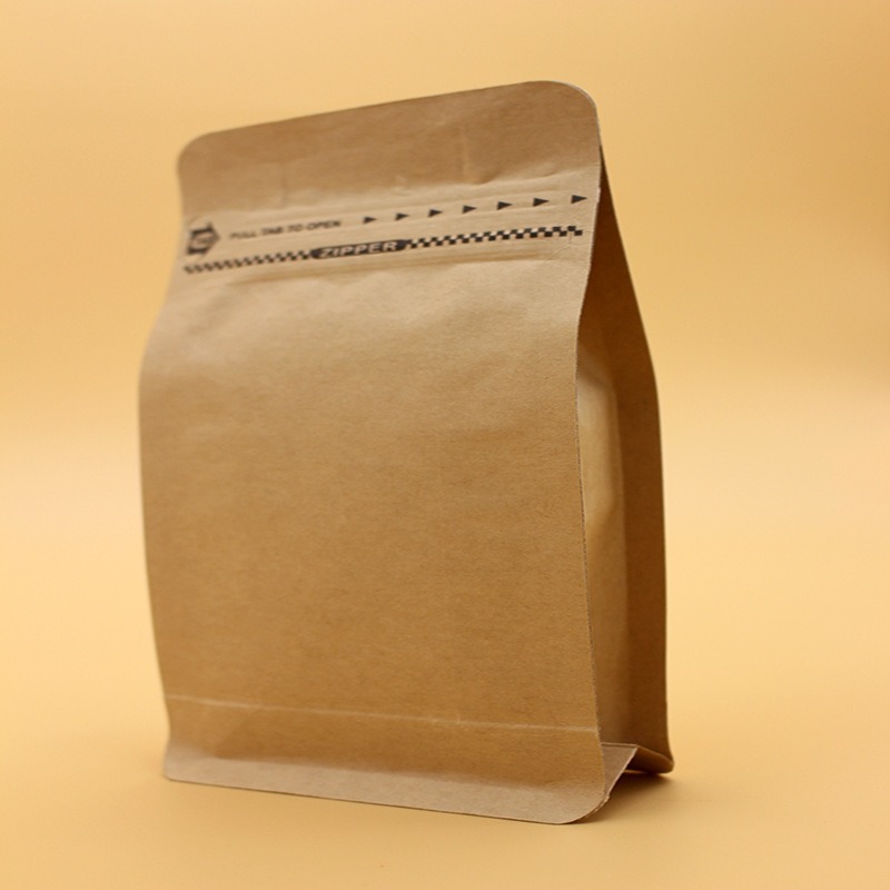 批发供应通版常用牛皮纸真空袋休闲食品袋八边形复合袋镀铝包装袋