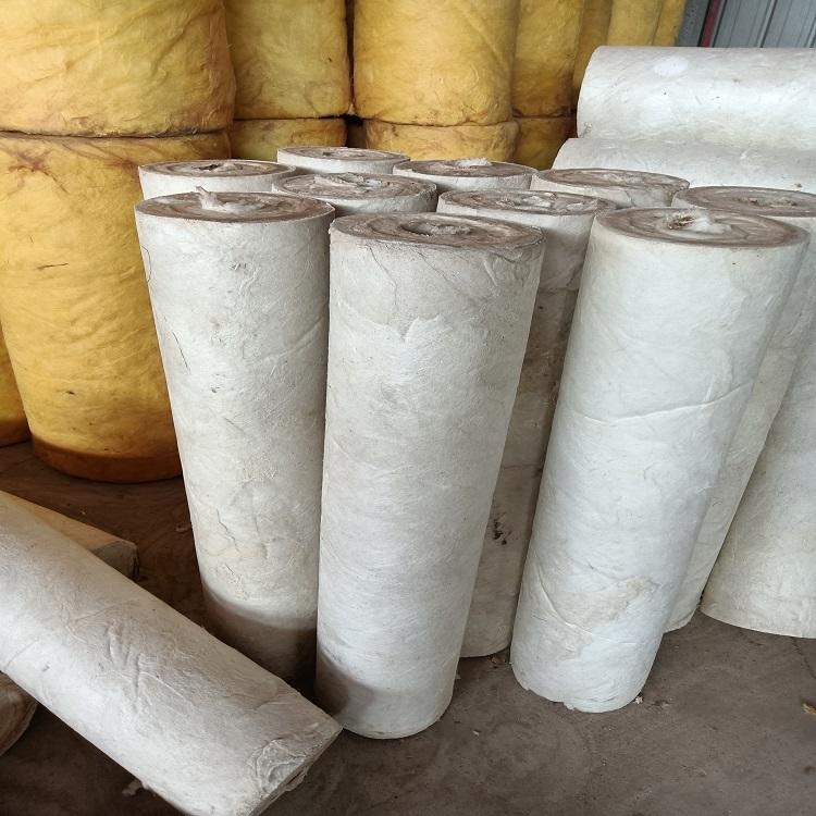 耐高温硅酸铝管价格 河北保温管厂家步步昇批发铝箔玻璃棉管 岩棉管