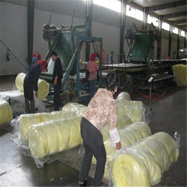 杭州带铝箔纸玻璃棉毡 汝豪大棚隔热棉批发厂家