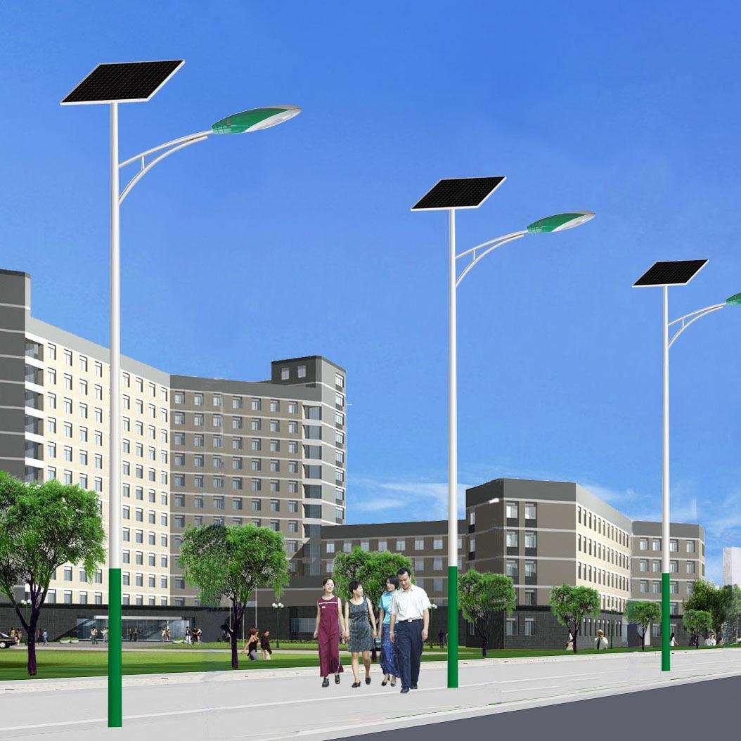 乾旭照明新农村LED户外灯5米 一体化太阳能led路灯 道路工程建设太阳能路灯