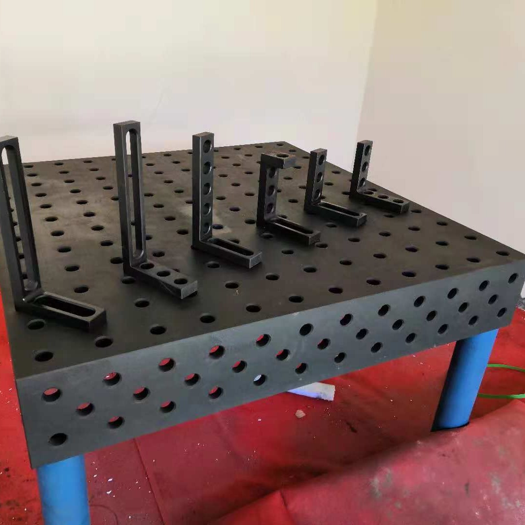 远鹏三维柔性焊接平台 八角平板 多孔系定位工作台 可渗氮可定制