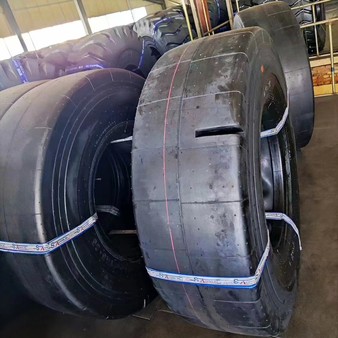 圣奥17.5-25铲车轮胎铲运车光面轮胎L4SL5S花纹光面轮胎