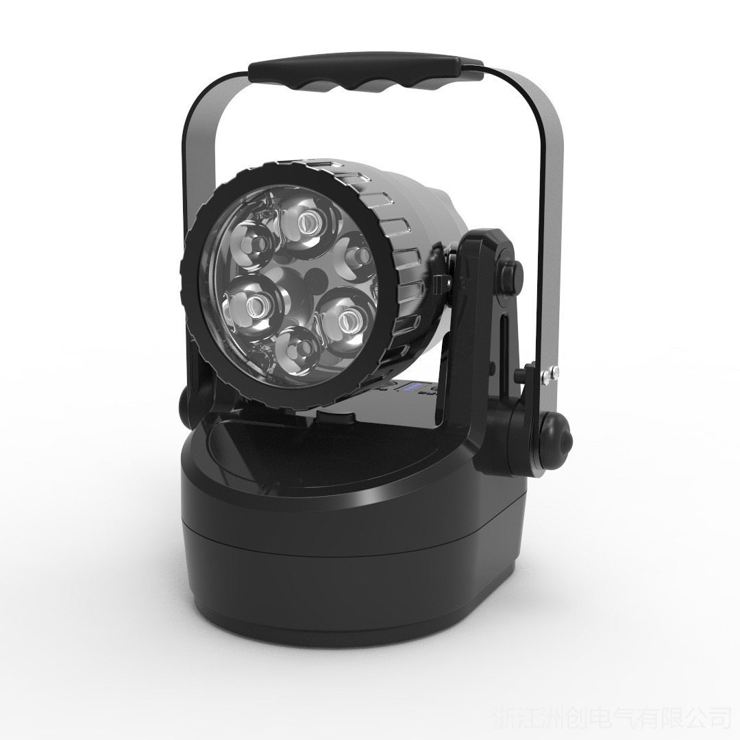 JIW5282防爆手提探照灯  工业用带磁铁吸附手提灯   轻便式应急照明灯
