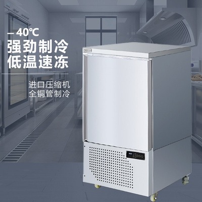 浩博12盘速冻柜商用零下40度包子海鲜水饺低温急冻柜冰激凌风冷冻冰箱