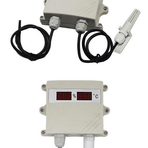 F一体式温度传感器/壁挂式数码管王字壳485型温湿度传感器 型号:RS-WS-N01-SMG库号M324682图片