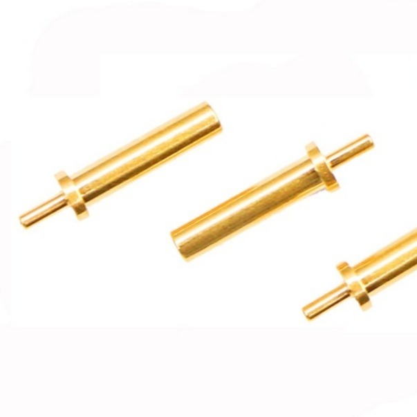 pogopin镀金铜针 弹簧探针 pogopin母座 弹簧电极 导电针 充电针图片