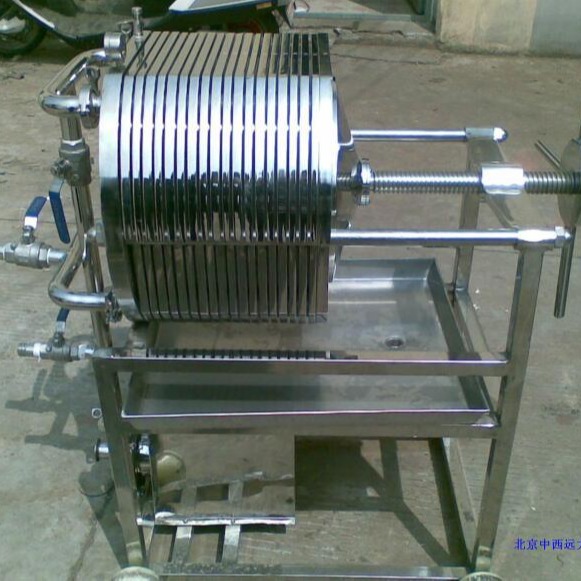微型板框式压滤机(不锈钢）含泵型号:HL377-ZH100-10库号：M17806