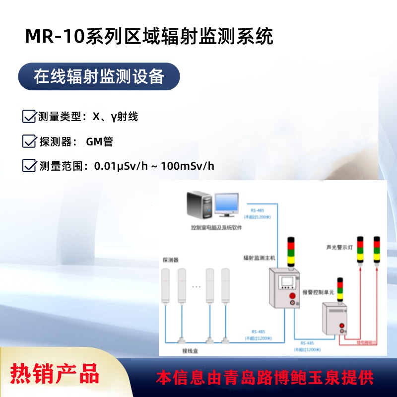 医院γ刀同位素应用MR-10系列区域监测系统