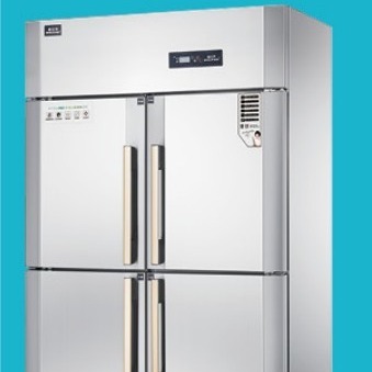 冰立方商用冰箱 AR4欧款风冷冷藏柜 四门商用冷藏柜 不锈钢厨房冰箱