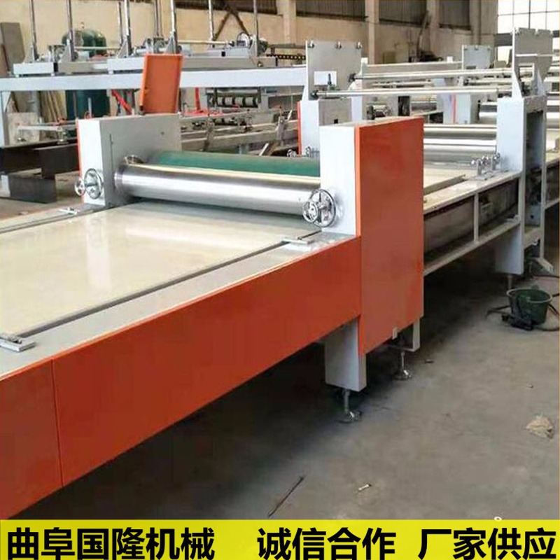 氧化镁板生产线 硫氧镁玻镁板设备 秸秆板制板机 国隆生产厂家
