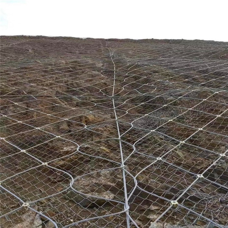 主动边坡防护网 山体拦石钢丝绳网 防落石包山网 可定制