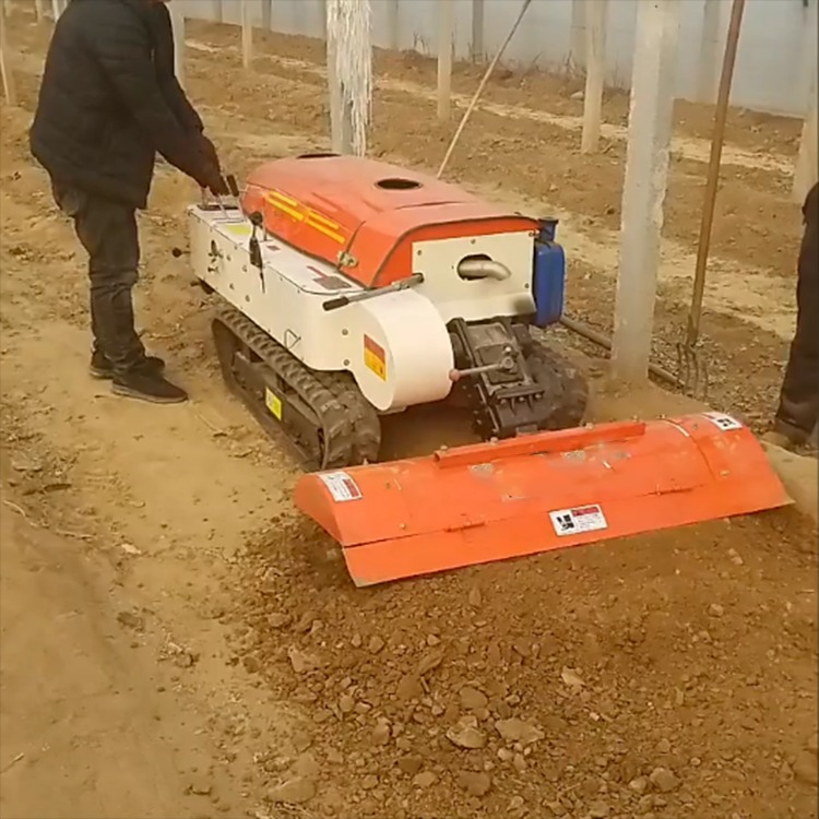 果园耕地机 开沟施肥回填一体机 强制排肥履带开沟机