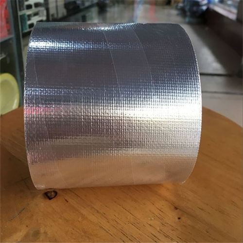 不干胶铝箔胶带 铝箔纤维布胶带 质优价廉 铝箔布基胶带