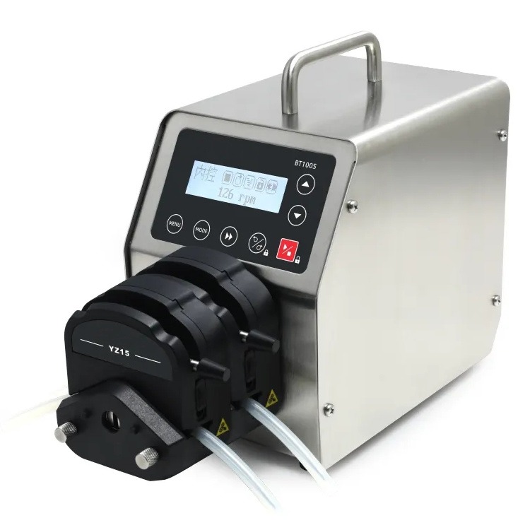 科研试剂定量加液蠕动泵定量自吸调速软管分装机BT300S