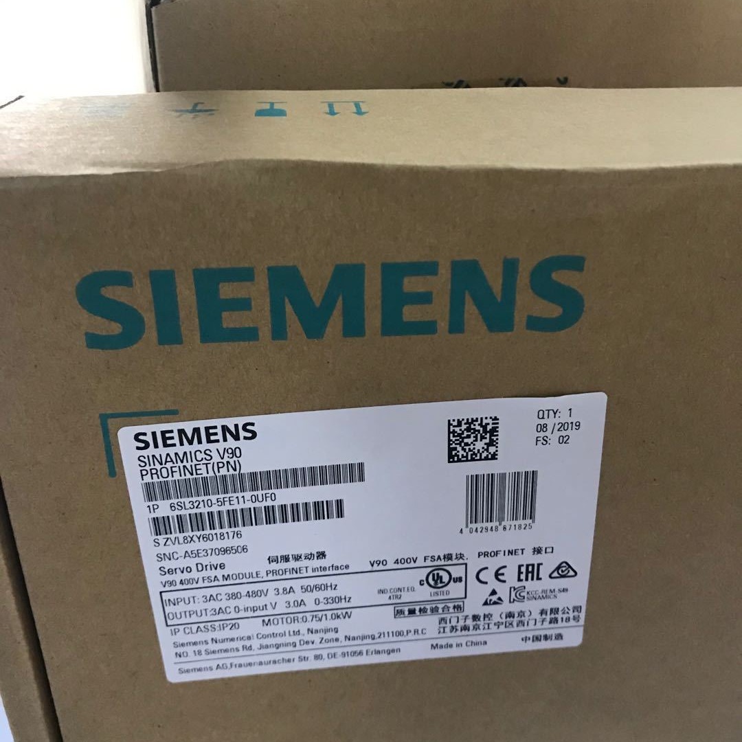 西门子SINAMICS6SL3210-5FE11-0UF0  V90 400V驱动器外形尺寸外形尺寸 (PN版本)
